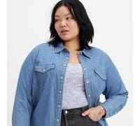 Camisa vaquera Essential Western Mujer Talla 48/50. Color Azul