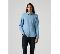 Camisa vaquera slim Hombre Talla XL. Color Azul