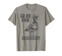 Camisa Vintage Cowboy Goose - Go On Now Git Canadian Goose Camiseta