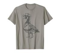 Camisa Vintage Cowboy Goose - Go On Now Git Canadian Goose Camiseta