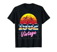 Camisa Vintage de 1992 Estilo Retro de los años 80, 34 cumpleaños, Hombres y Mujeres Camiseta