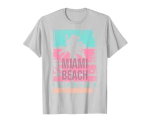 Camisa vintage de Miami de los años 80, diseño retro de Miami Beach Souvenirs Miami Camiseta