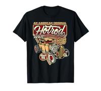Camisa Vintage Hot Rod Speed and Power para hombre Camiseta