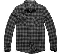 Camisa Vintage Industries Harley Hombre Franela Cuadros Grey Checkered