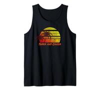 Camisa Vintage Turks and Caicos Beach Sunset - Camiseta Retro de Surf Camiseta sin Mangas