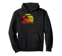 Camisa Vintage Turks and Caicos Beach Sunset - Camiseta Retro de Surf Sudadera con Capucha