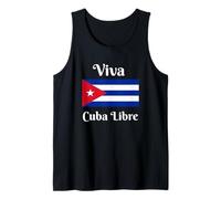 Camisa Viva Cuba Libre, Libertad para Cubanos, Camisa Cuba Gratis Camiseta sin Mangas