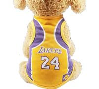 Camisas A Rayas para Perros PequeñOs, Estilo Copa del Mundo, Suelta, Previene Quemaduras Solares, Evita La PéRdida De Cabello, Ropa para Mascotas, Camisa para Razas PequeñAs (l)