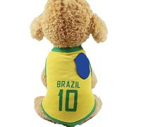 Camisas A Rayas para Perros PequeñOs, Estilo Copa del Mundo, Suelta, Previene Quemaduras Solares, Evita La PéRdida De Cabello, Ropa para Mascotas, Camisa para Razas PequeñAs (SG)