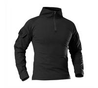 Camisas Airsoft Tacticos Paintball Combate BDU Camisas de Manga Larga Camo Camisetas Táctico Caza con Cojines de Codo