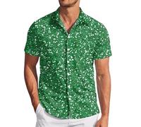 Camisas brillantes para hombre de los años 70, camisa de discoteca de manga larga, brillante, camisa de negocios, camisa de ocio para hombres, carnaval, discoteca, discoteca, festival de música