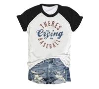 Camisas con estampado casual para mujer, cuello redondo, manga corta, túnica, blusa, ropa de luto, para mujer, Blanco, S