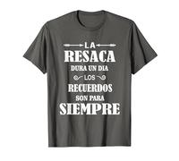 Camisas con Frases graciosas en español Camiseta, Hombre, Asfalto, XL