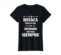Camisas con Frases graciosas en español Camiseta, Mujer, Negro, XXL