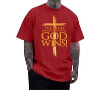 Camisas cristianas para hombre, con estampado de cruces, camisa casual de manga corta con cuello redondo, camisas de verano holgadas, camisetas novedosas de moda, camisa gráfica de fe, camisetas