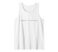 Camisas cristianas para Hombre y Mujer | Cristo ES Suficiente Camiseta sin Mangas