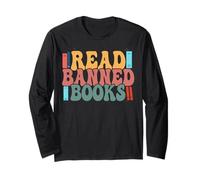 Camisas de Biblioteca para Mujeres Bookworm Book I Read Banned Books Manga Larga