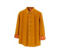 Camisas de forro polar para hombre, camisa térmica de manga larga, ajuste holgado, camisas básicas con botones, camisa de vestir de color sólido, camiseta interior cálida con cuello de solapa, camisas