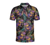 Camisas de golf para hombre, camiseta polo de manga corta para carnaval, traje de circo de río, absorbe la humedad, secado rápido, camisas polo de golf para hombre, #01-09, S