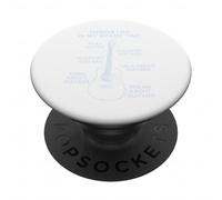 Camisas de Guitarra para Hombres y Mujeres, Divertidas guitarristas Vintage PopSockets PopGrip Adhesivo