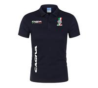 Camisas de Hombre de Shirt Ca.giv_a，C贸modo Po.lo Manga Corta de Tenis，T-Shirts/Po.los/Vests Hombre Camisetas Outdoor(Navy Blue,XXL)