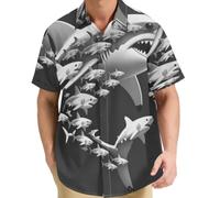 Camisas de manga corta para hombre, sin arrugas, no necesita planchado, estilo hawaiano, casual, amante de los perros de mar, biología marina, ciencia animal, Sea Dog Lover Marine Biology Animal