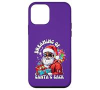 Camisas de Navidad traviesas para Mujer afroamericano Papá Noel Carcasa para iPhone 12 Mini