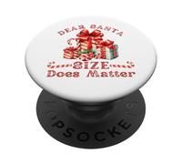 Camisas de Navidad traviesas para Mujer, Pijamas inapropiadas PopSockets PopGrip Adhesivo