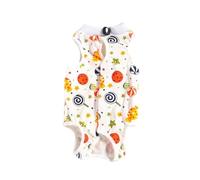 Camisas de recuperación para gatos después de cirugías abdominales especialmente desarrolladas para proteger contra lamer camisas postquirúrgicas de algodón suave para mascotas (A, 18 cm)