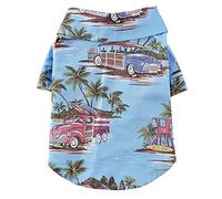Camisas hawaianas para perros pequeños y gatos, para primavera y verano, casual, estampado tropical, ligero, transpirable, para perros pequeños y medianos, gatos, playa, uso diario al aire libre (#02