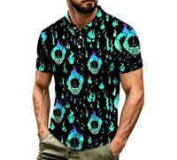 Camisas Hawaianas Tropicales de Bigfoot para Hombres y Mujeres Sasquatch Verano Playa con Botones Camisa Hawaiana Hombre Manga Corta Camisa Tropical Casual con Botones