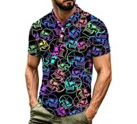 Camisas Hawaianas Tropicales de Bigfoot para Hombres y Mujeres Sasquatch Verano Playa con Botones Camisa Hawaiana Hombre Manga Corta Camisa Tropical Casual con Botones