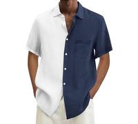 Camisas Hombre Manga Corta Camisa Lino Hombre Tunica Blanca Cuello Mao Slim Fit Guayabera Camisetas Larga Vaquera Camiseta Marron Verano Negra 3XL Elegante De Flores Tallas Grandes 4XL Pack Estampada