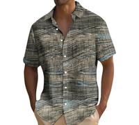 Camisas Hombre Manga Larga Tallas Grandes Hawaiana Elegante Camisas Blanca Slim Fit Casual Camisa Verano Transpirable Clásico Moda Top Henley Original Playa Boda Vacaciones