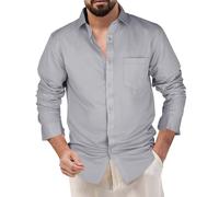 Camisas Hombre Slim Fit Elastica Camisas de Cuadros Primavera De Manga Larga Ropa Camisetas Sastrería Fina Y Tridimensional Entretiempo Original Top Camisa De Vestir Viaje Escuela Hogar
