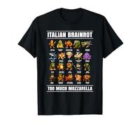 Camisas Italianas Divertidas Brainrot Viral Gen Alpha Meme Camiseta