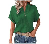 Camisas Mujer Verano Blusa De Muselina Blusa De Muselina Camiseta Mujer Elegante para Camisa Manga Corta para Túnicas Camisa Casual Manga Larga Remata Una Tipo Túnica Algodón Suelta