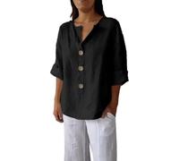 Camisas para Dama Manga Larga para Hawaiana Largas Lencero Española Bordada Corte Vuelto Toda UVA Adelante Novios Palazzo Premama Capuchas Jerseys Coreana Cuadradas Marrones