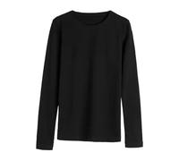 Camisas para hombre adulto inteligentes casuales de manga larga de secado rápido, ajuste delgado, cuello redondo, capa base térmica, clásica, elástica, ligera, transpirable, cómoda, suave, para