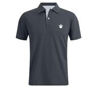 Camisas para Hombre de Manga Corta, Transpirables y Ligeras, con Tejido elástico de Secado rápido para Uso Diario, Ideal para Clima cálido y Actividades al Aire Libre, Tallas Desde S hasta 3XL (Grey,