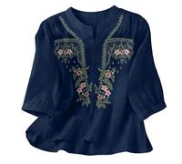 Camisas para Mujer Blusa De Mujer con Cuello En V, Camisas De Manga Holgada Camisetas Manga Corta Top Verano para Blusas Mangas Blusa Elegante Camisa con Cordones Ropa Medieval Vintage