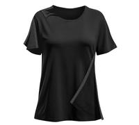 Camisas para mujeres después de una cirugía de hombro - Manga corta - Ropa de recuperación de hombro con cierre completo y botones Chemo Ropa, XXXL