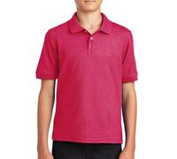 Camisas para niñas y niños, primavera, verano y otoño, color liso, generosas, cómodas, transpirables, informales, de manga corta, para niñas, hot pink, 5-6 años