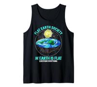 Camisas planas de la Tierra - La Tierra es Plana Pregunta Todo Camiseta sin Mangas