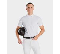 Camisas técnicas Aeris Men's manga corta Competition Riding Shirt Horse Pilot - White / XXL