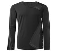 Camisas Unisex de recuperación después de la cirugía del Hombro, Camisas de Manga Larga para Hombres y Mujeres, Negro -, XL