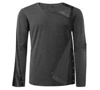 Camisas unisex de recuperación después de la cirugía del hombro, camisas de manga larga para hombres y mujeres, Gris oscuro, XXL