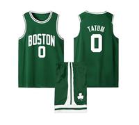 Camiset Baloncesto Hombre y Niño, Conjunto Baloncesto Hombre y Niño 2 Piezas, Equipación Baloncesto Hombre y Niño Sin Mangas Verde 3XL