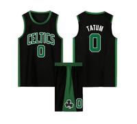 Camiset Baloncesto Hombre y Niño, Conjunto Baloncesto Hombre y Niño 2 Piezas, Equipación Baloncesto Hombre y Niño Sin Mangas Negro 3XL