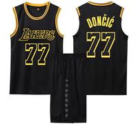 Camiset Baloncesto y Hombre y Niño, Conjunto Sin Mangas 2 Piezas Negro M